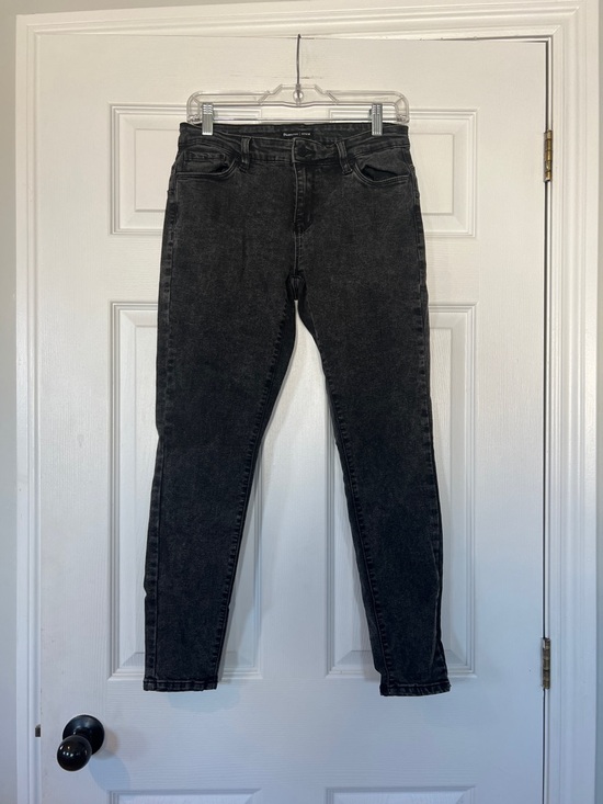 Bluenotes Denim - Bluenotes High-Rise Washed Black Mom Jeans